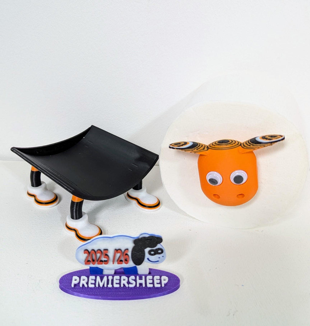 Chaddyverse Hull City Football Toilet Roll Holder – Amber & Black Sheep