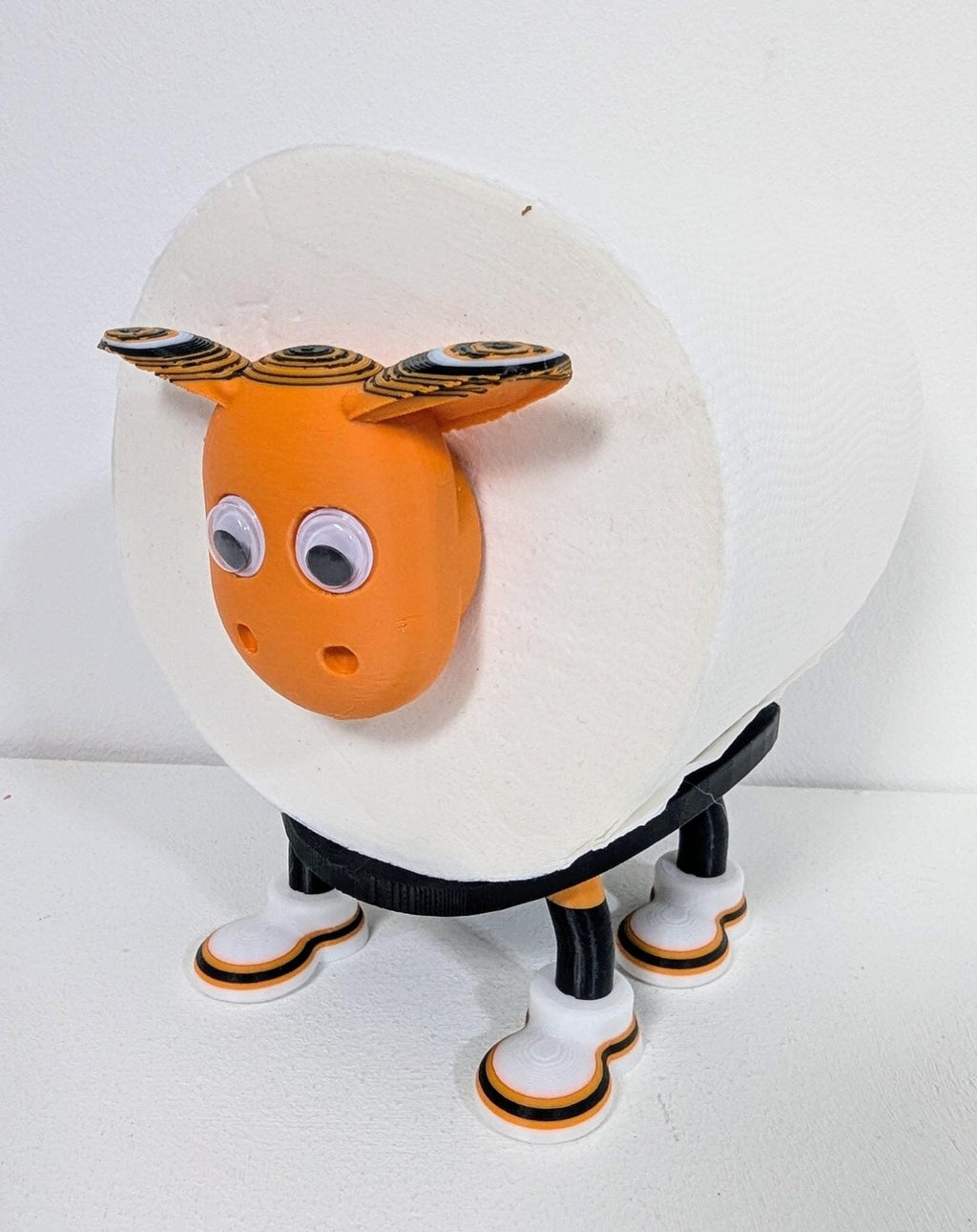 Chaddyverse Hull City Football Toilet Roll Holder – Amber & Black Sheep