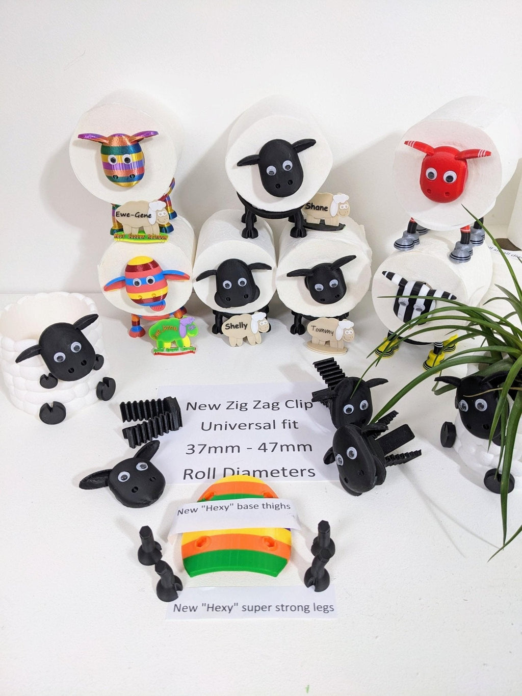 Hull KR Super Sheep Toilet Roll Holder – Red & White Rugby Fan Gift
