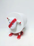 Hull KR Super Sheep Toilet Roll Holder – Red & White Rugby Fan Gift