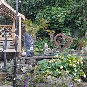 Rustic Warehouse Norfolk Large Metal Heart Garden Sculpture – 85cm