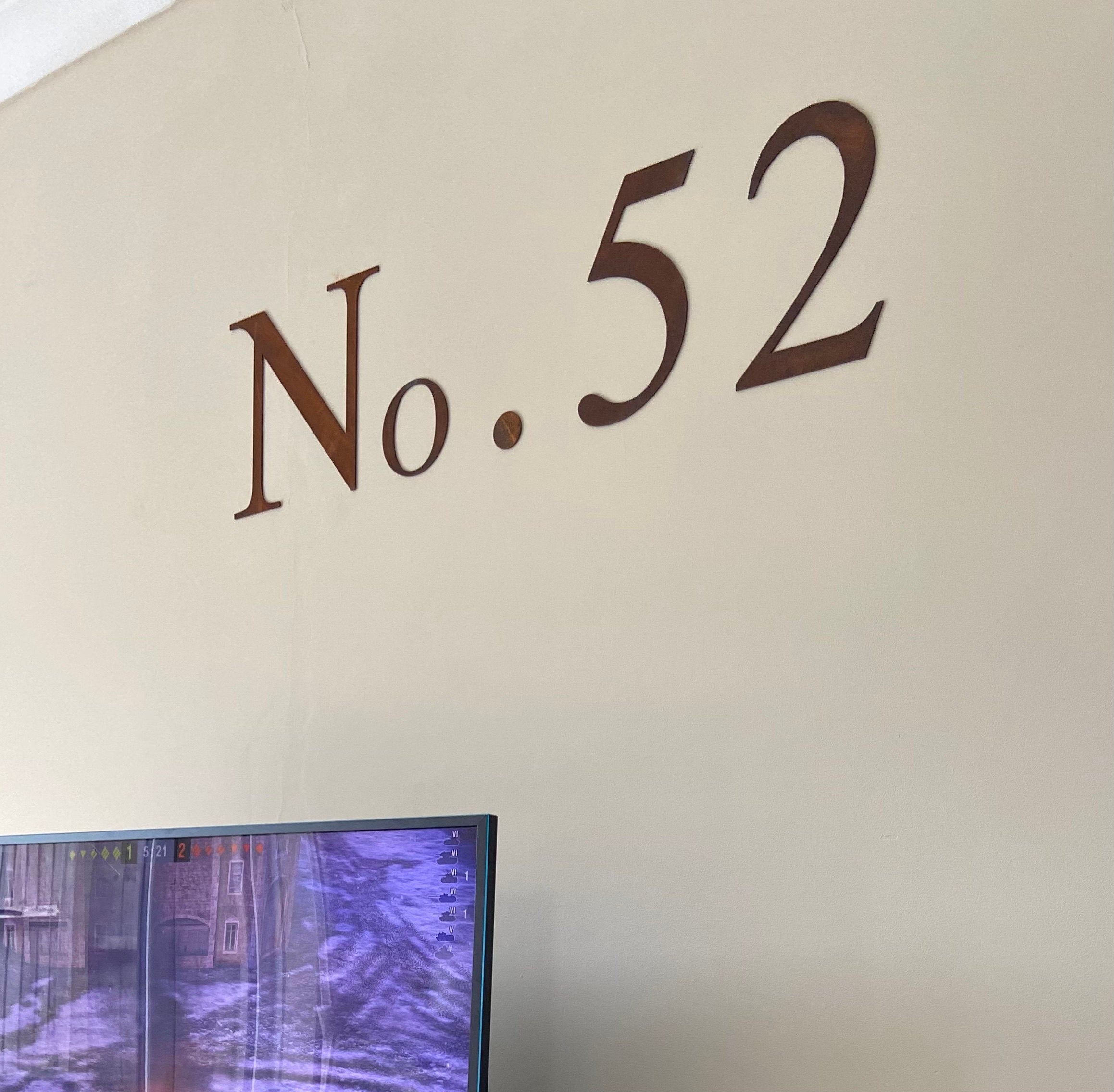 Rustic Metal Letters & Numbers | 5" or 12" Steel Signs by Rustic Warehouse