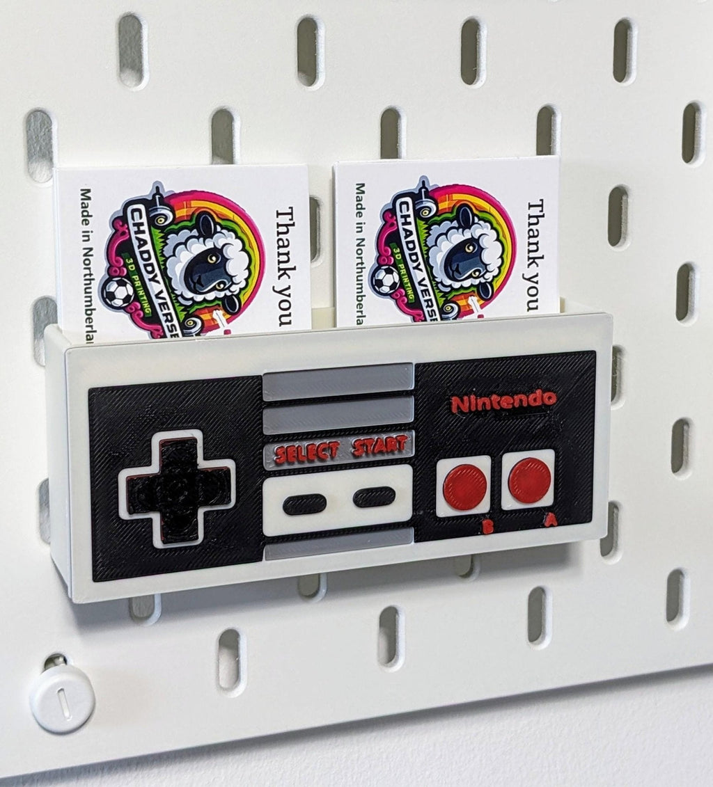 NES Controller Storage Container for Ikea Skadis | Retro Gaming Decor