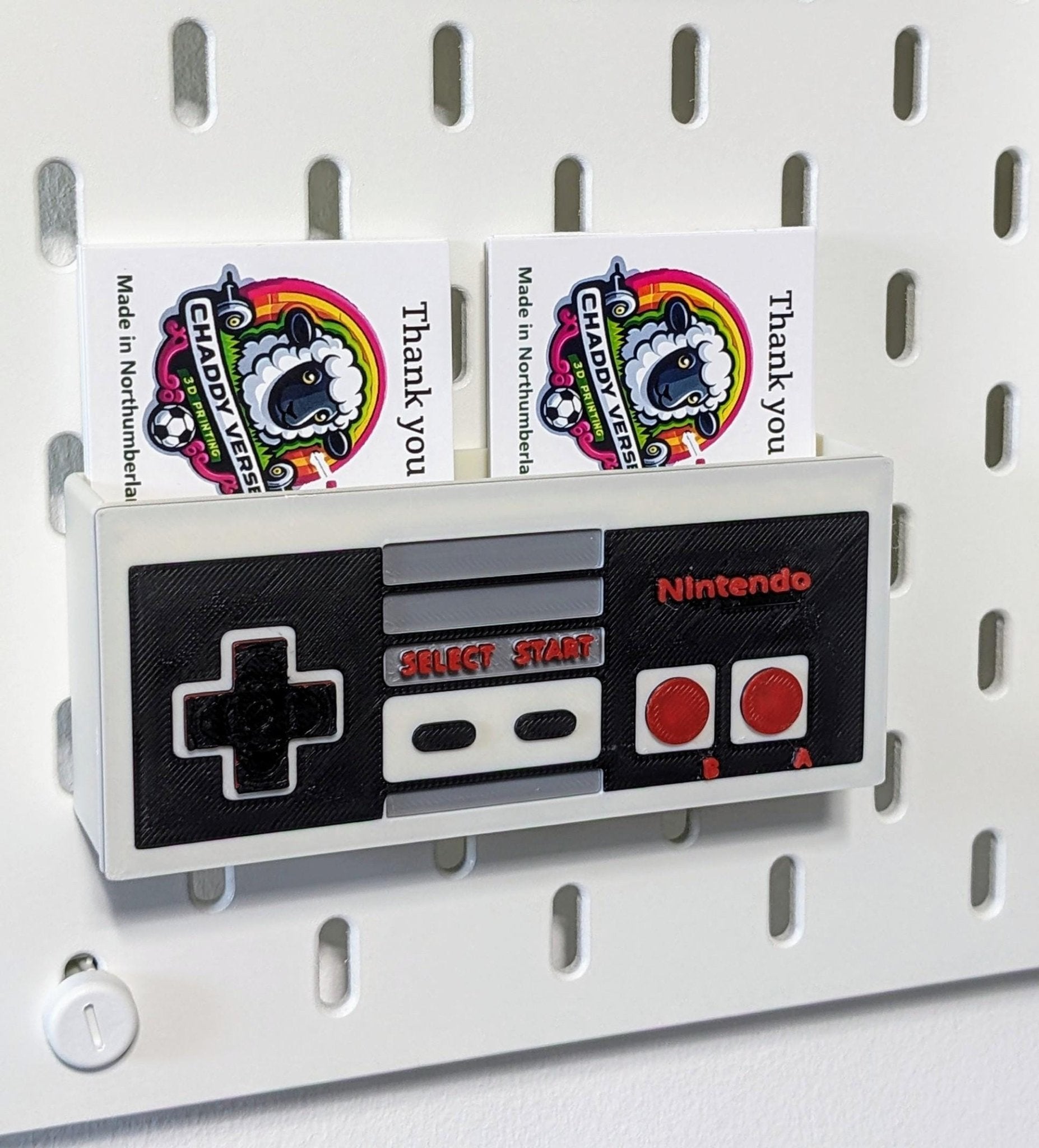 NES Controller Storage Container for Ikea Skadis | Retro Gaming Decor