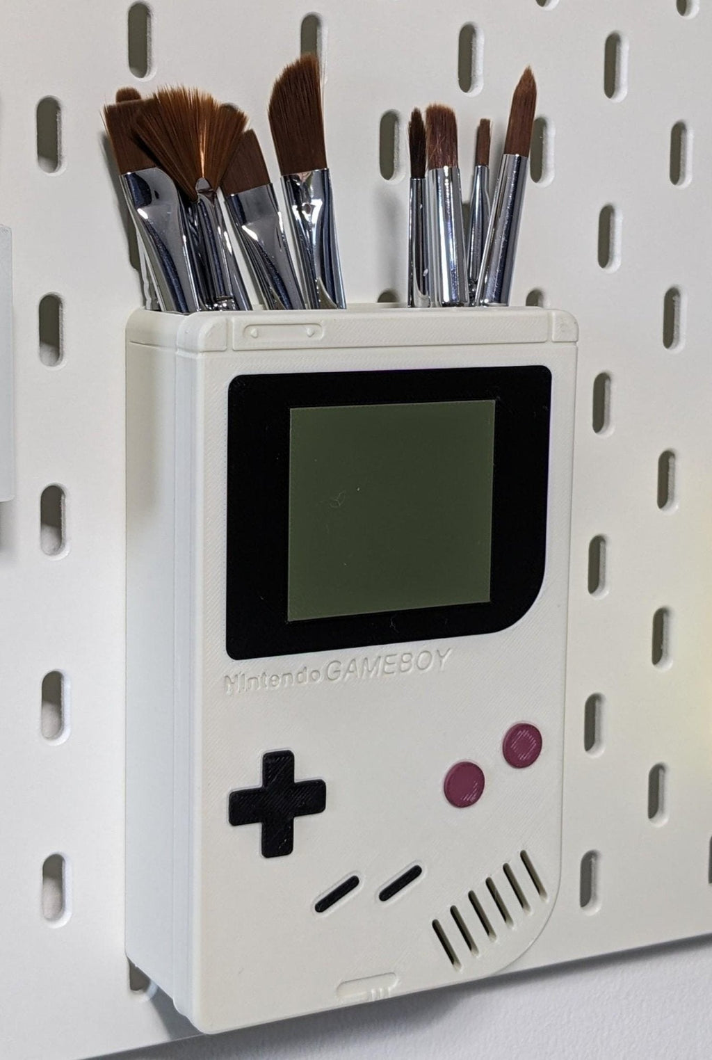 Chaddyverse Gameboy Storage Container for Ikea Skadis Pegboard