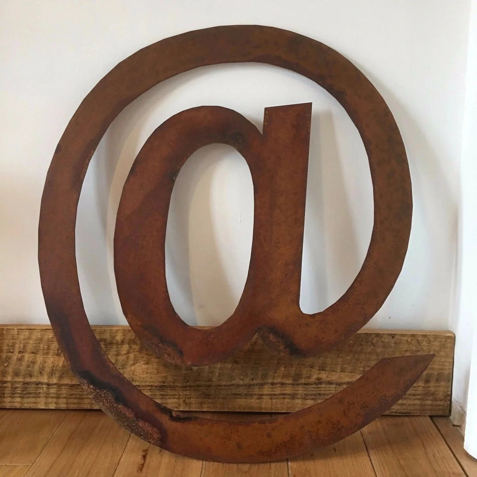 Large 70cm Rusty Metal Letters – XL Industrial Alphabet for Weddings, Home Decor & Shop Signs House Numbers