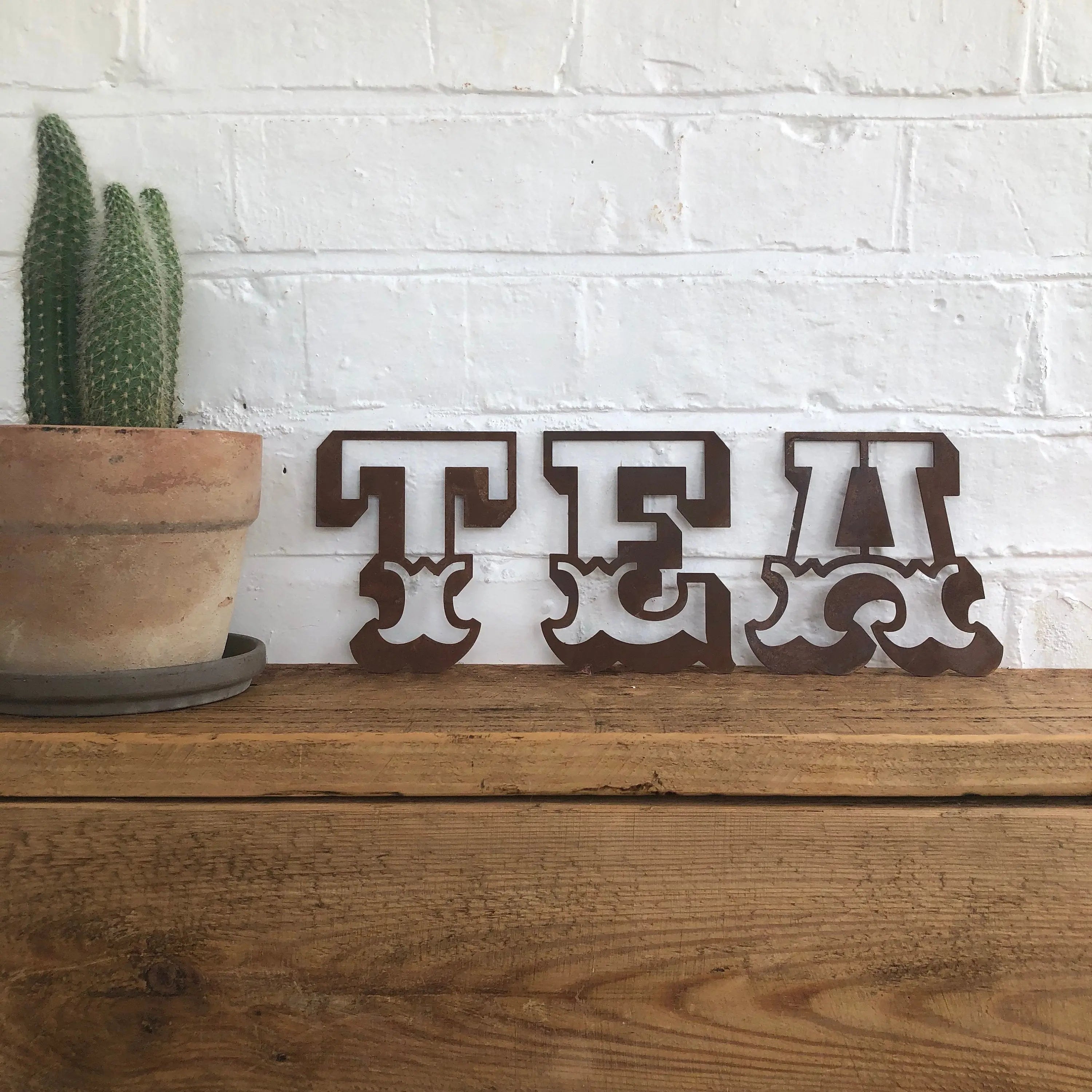 Rustic Metal Carnival Letters – 5 Inch Steel Wall Decor | Rustic Warehouse