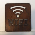Rustic Metal Wifi Sign – Handmade Steel Wall Decor | Rustic Warehouse