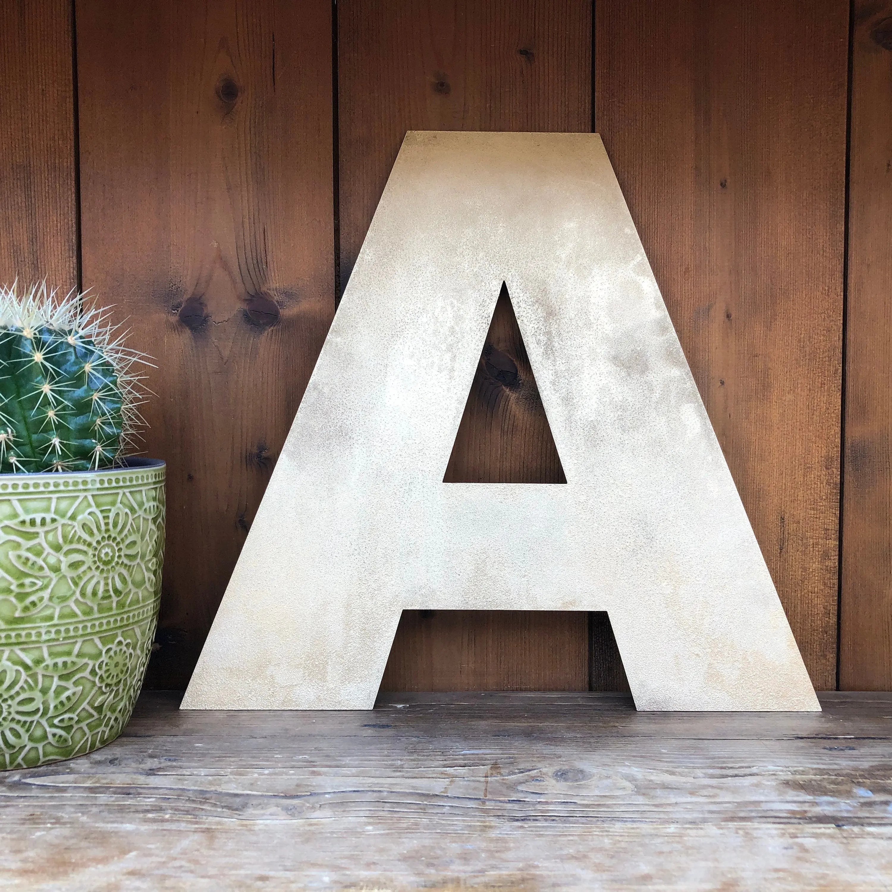 Coloured Metal Alphabet Letters by Rustic Warehouse Norfolk | 5" or 12"