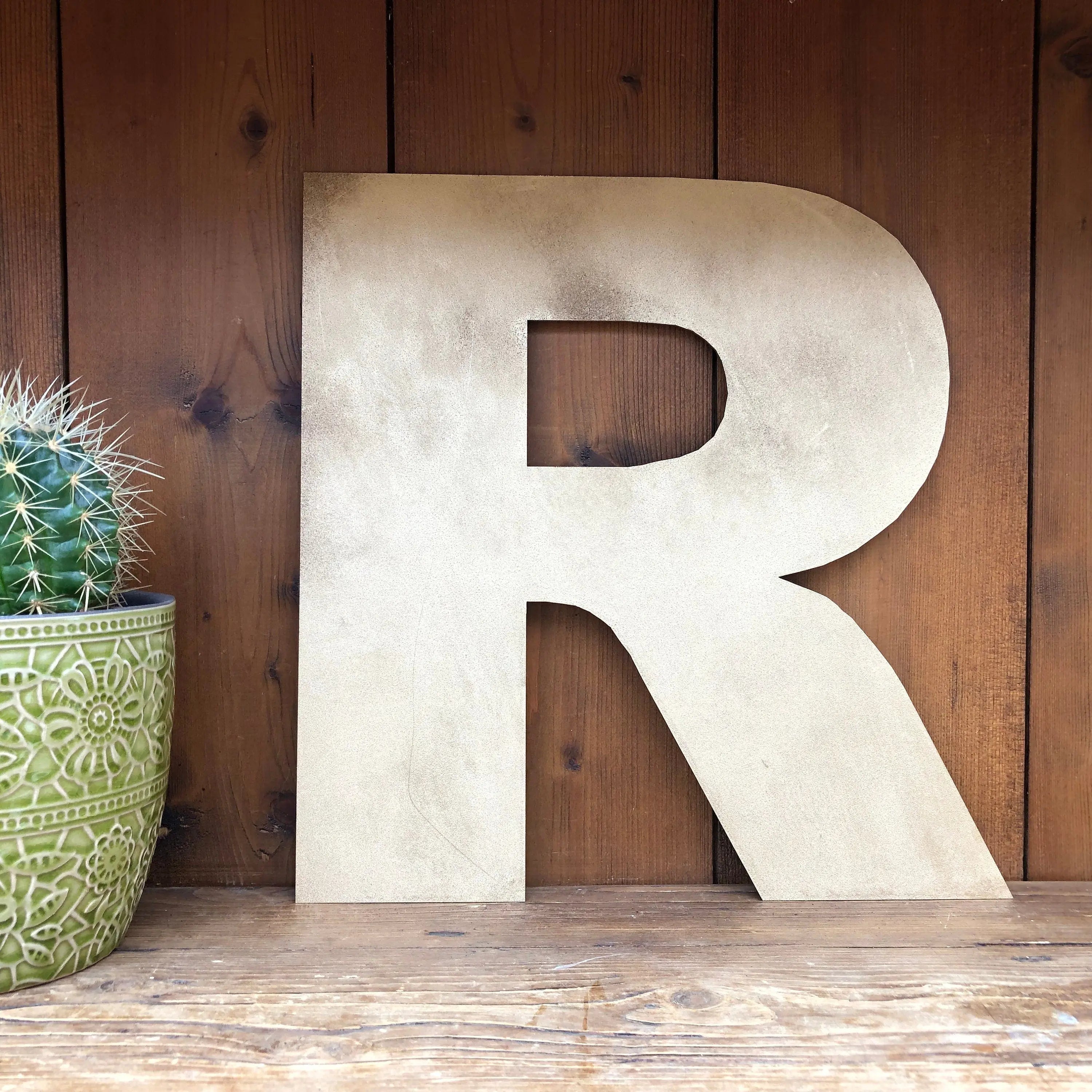 Coloured Metal Alphabet Letters by Rustic Warehouse Norfolk | 5" or 12"