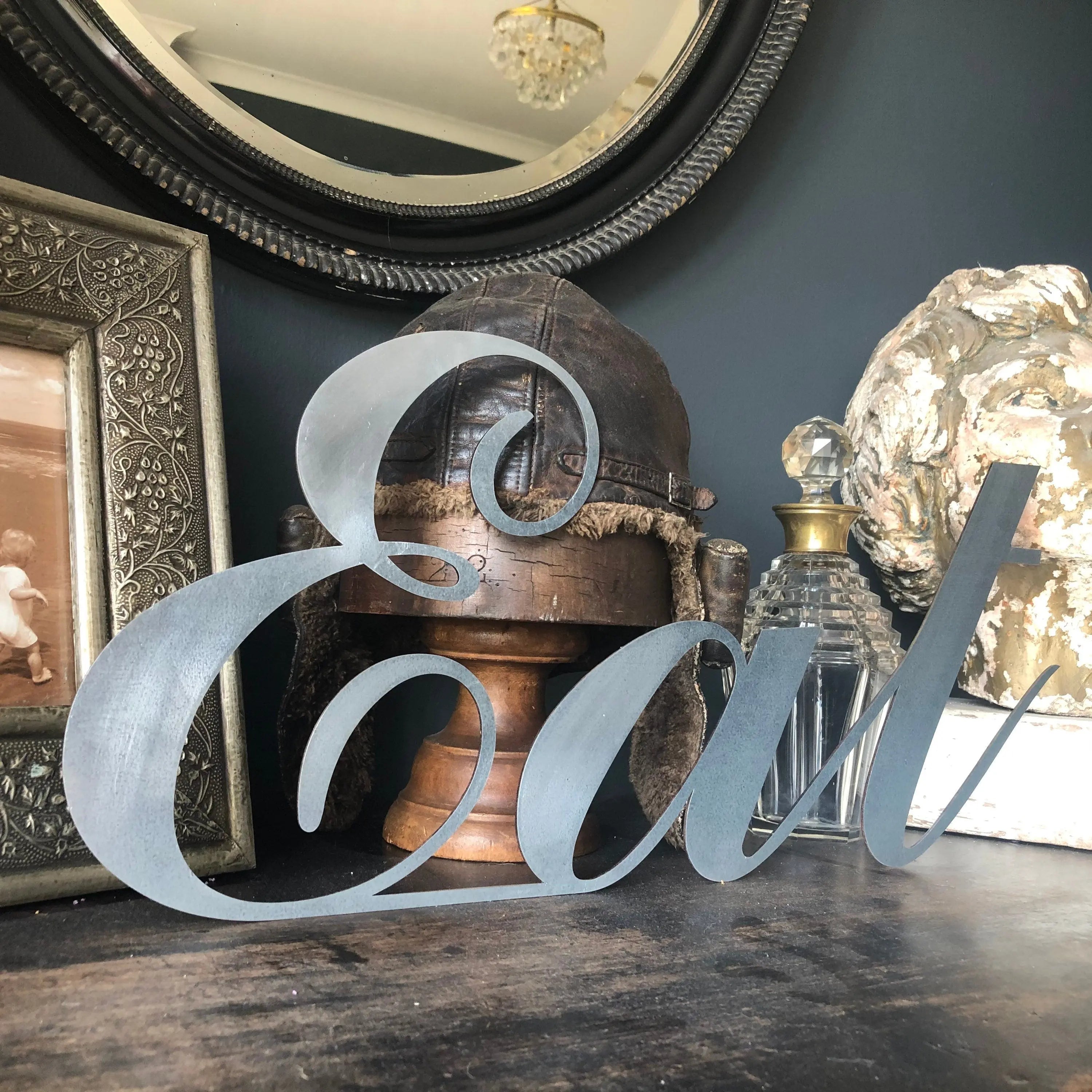 Eat Metal Wall Art – Galvanized Steel Kitchen Sign | Rustic Warehouse Norfolk