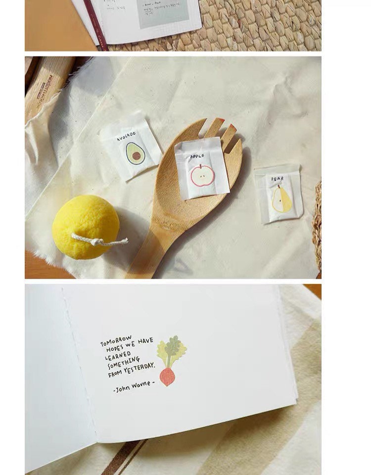 Suatelier Fresh Fruit Sticker Sheet for Journaling by LuLuFun Studio