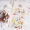 Suatelier Market Decorative Stickers for Journaling and Scrapbooking