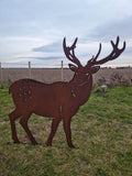 Rustic Warehouse Norfolk Large Metal Stag Garden Statue – 132cm