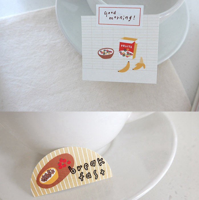 Suatelier Good Morning Decorative Stickers for Journaling and Planners