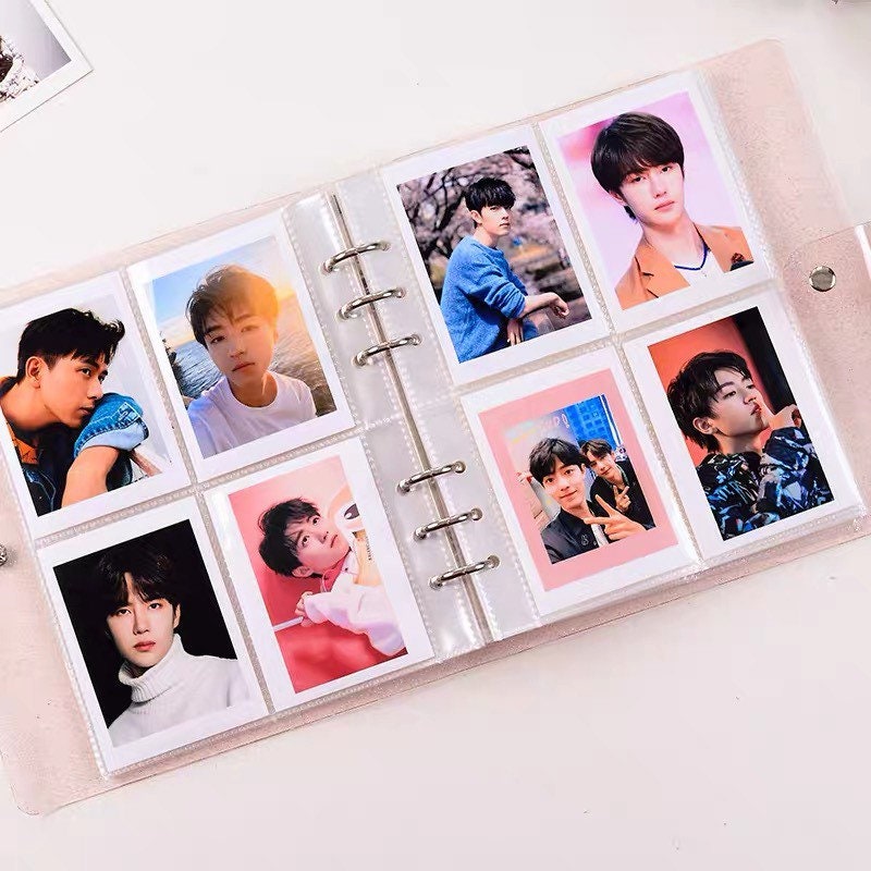 LuLuFun Studio Korean Kpop Photo Binder - Acid Free 4-Pocket Album