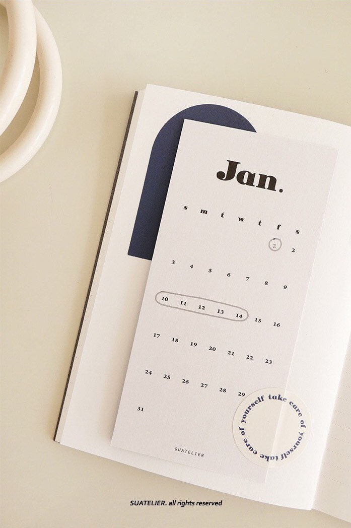 Suatelier On Point 03 Paper Stickers – 8 Piece Journaling Labels