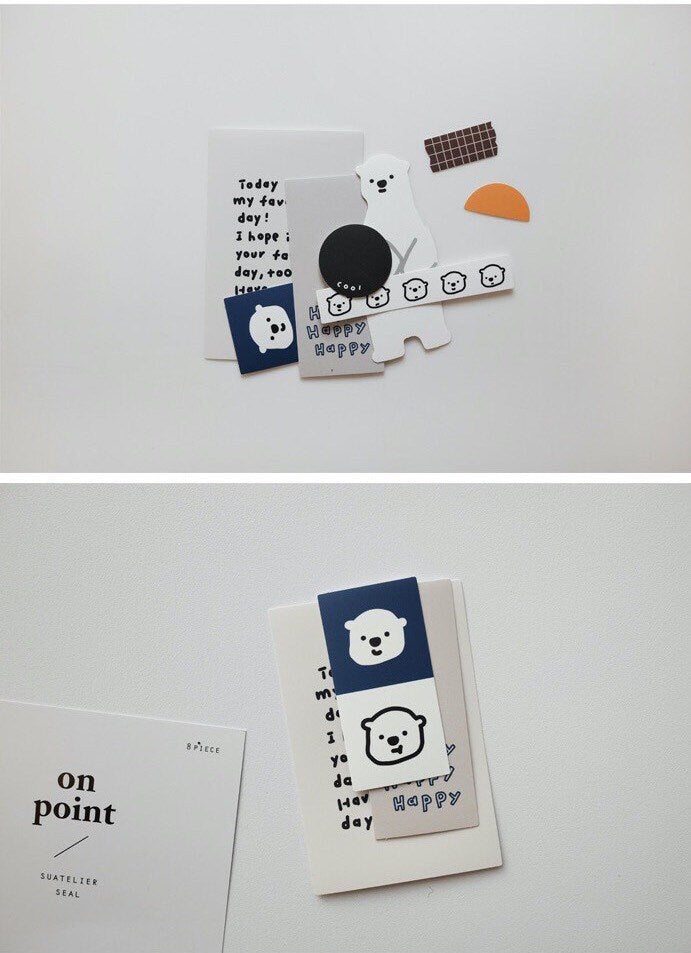 Suatelier On Point 05 Decorative Stickers - Korean Journaling Stationery