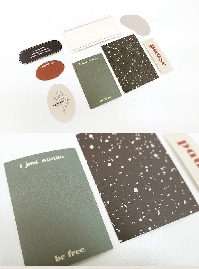 Suatelier On Point 04 Korean Stationery Stickers for Journaling