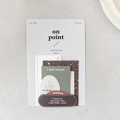 Suatelier On Point 04 Korean Stationery Stickers for Journaling