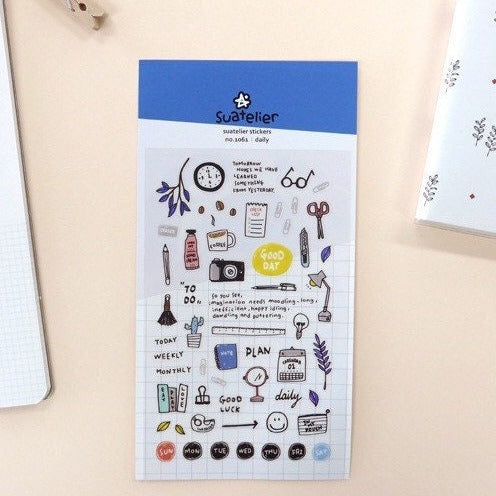 Suatelier Daily Decorative Stickers for Journaling by LuLuFun Studio