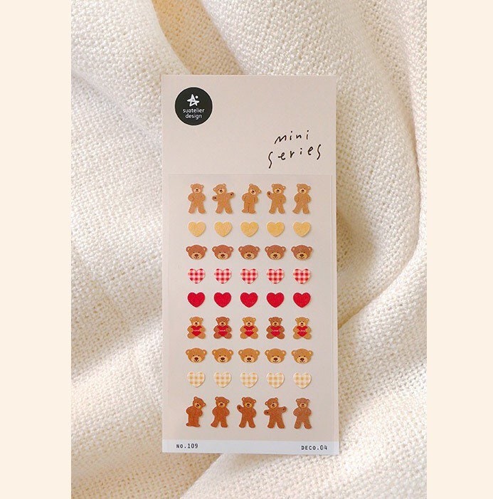 Suatelier Deco.04 Decorative Sticker Sheet for Journaling and Planners