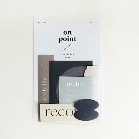 Suatelier On Point 06 Whimsical Decorative Stickers for Journaling