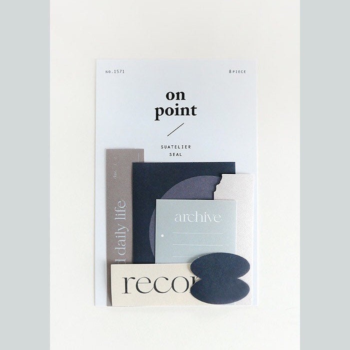 Suatelier On Point 06 Whimsical Decorative Stickers for Journaling