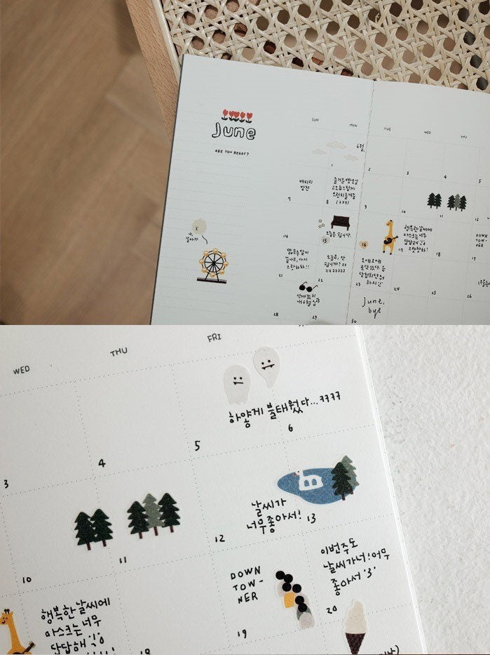 LuLuFun Studio Suatelier Oh Happy Day Decorative Journaling Stickers