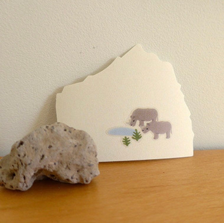 Suatelier Serengeti Animal Sticker Sheet for Journaling by LuLuFun