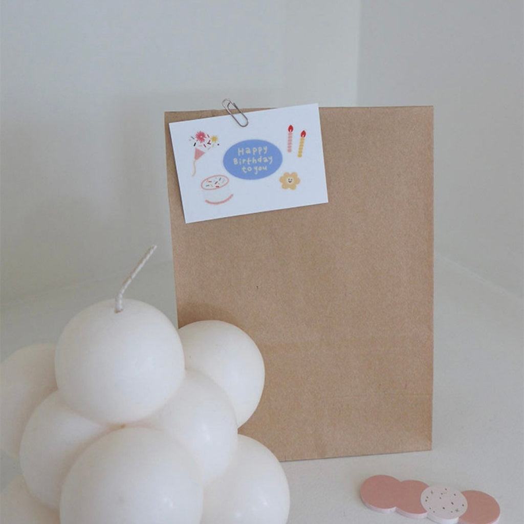 Suatelier Cake is Here Decorative Stickers for Journaling - 1 Sheet
