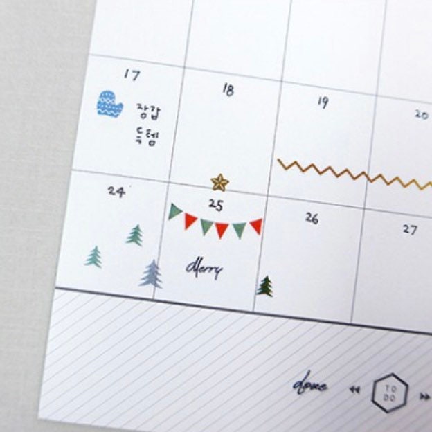 Suatelier Winter Love Decorative Stickers for Journaling and Scrapbooking