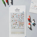 Suatelier Winter Love Decorative Stickers for Journaling and Scrapbooking