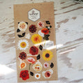 Suatelier Flower Dance Floral Stickers for Journaling and Scrapbooking