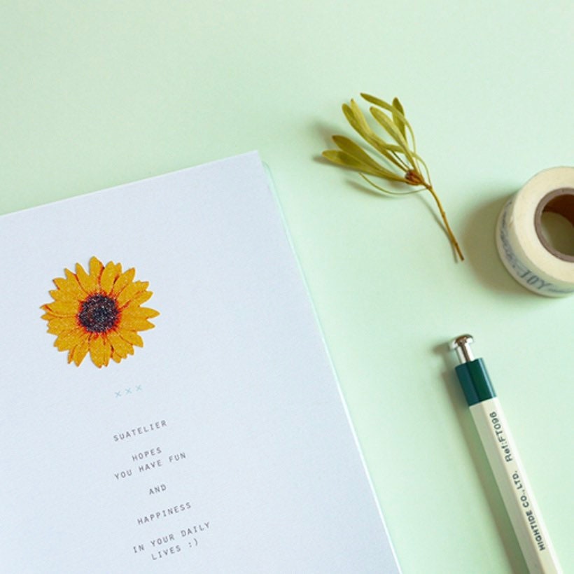 Suatelier Flower Dance Floral Stickers for Journaling and Scrapbooking