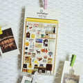 Suatelier Cafe Decorative Sticker Sheet for Journaling and Scrapbooking