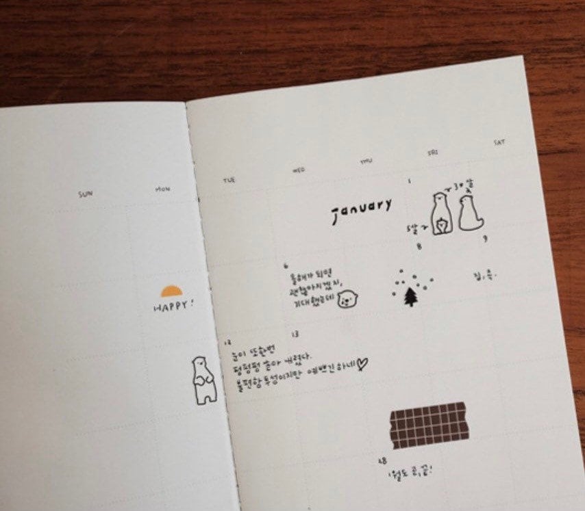 Suatelier Deco.02 Planner Stickers - LuLuFun Studio Journaling Decals