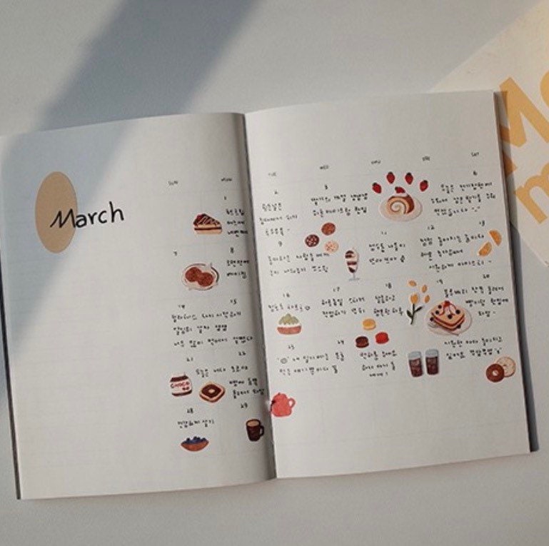 Suatelier Food Trip #4 Sticker Sheet for Journaling and Scrapbooking