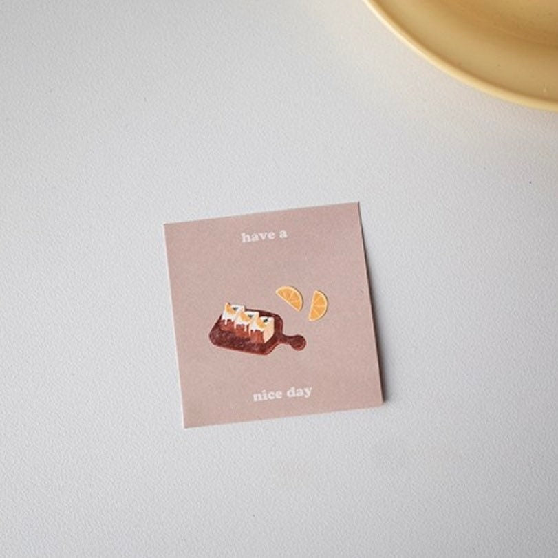 Suatelier Food Trip #4 Sticker Sheet for Journaling and Scrapbooking