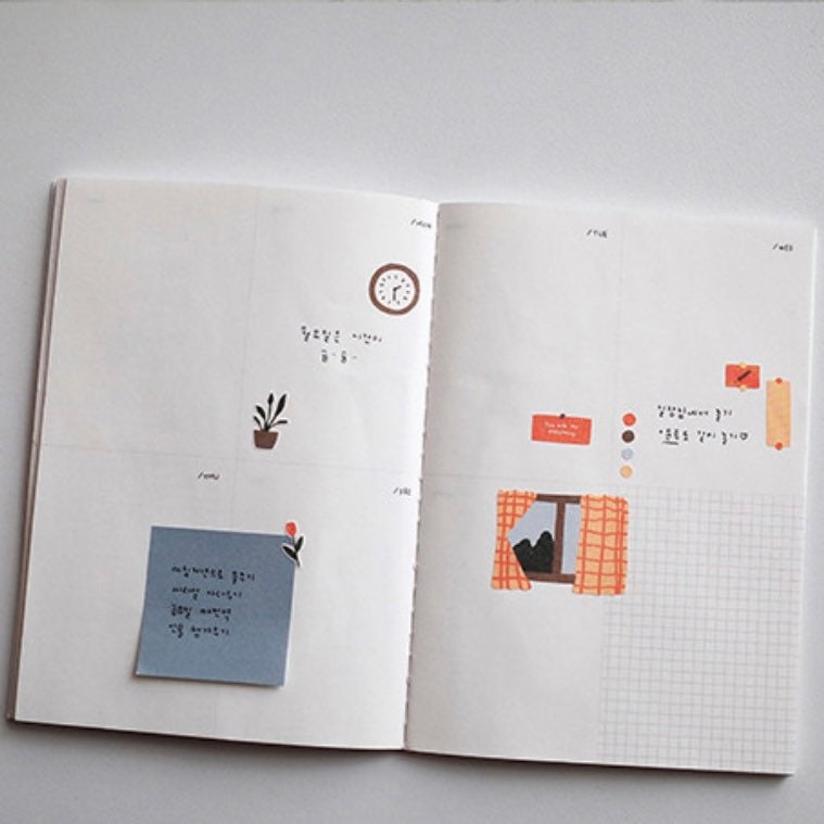 Suatelier Mood Decorative Sticker Sheet for Journaling and Planners