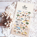 Suatelier Serengeti Animal Sticker Sheet for Journaling by LuLuFun