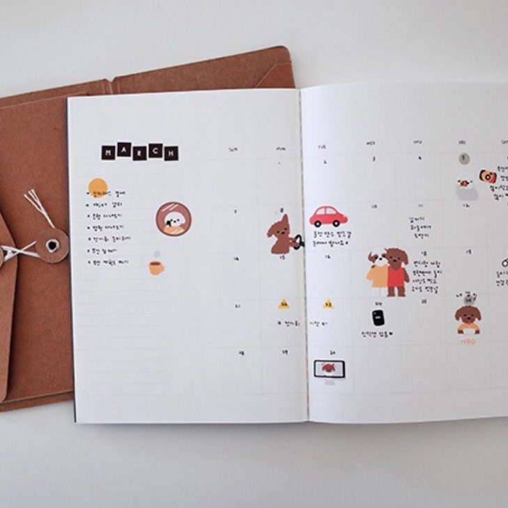 Suatelier Hodoo Decorative Stickers for Journaling and Scrapbooking