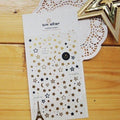 Suatelier Shine Like Star Decorative Stickers - 1 Sheet Journaling Set