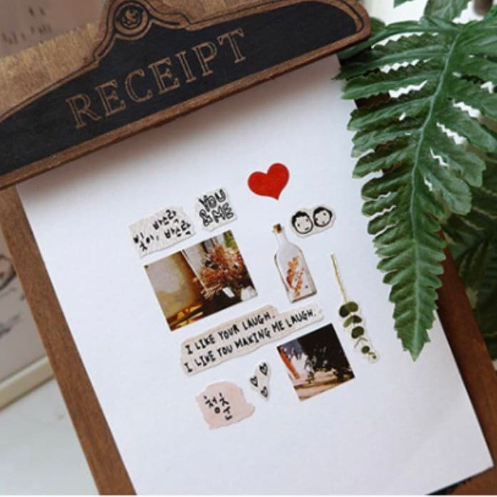 Suatelier Love to Love You Decorative Stickers for Journaling and Crafts