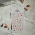 Suatelier Blossom Day Decorative Stickers - 1 Sheet Floral Stationery