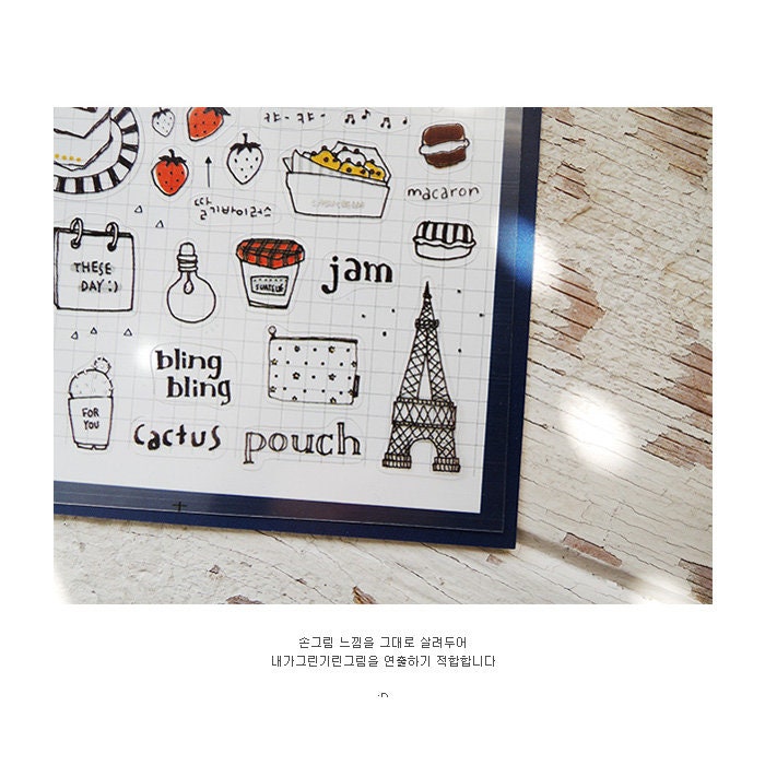 Suatelier Decorative Journaling Stickers by LuLuFun Studio – 1 Sheet