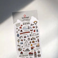 Suatelier A Walk in Swiss Decorative Stickers for Journaling - 1 Sheet