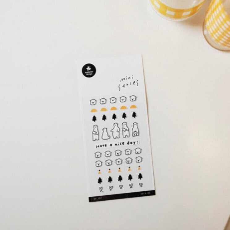 Suatelier Deco.02 Planner Stickers - LuLuFun Studio Journaling Decals