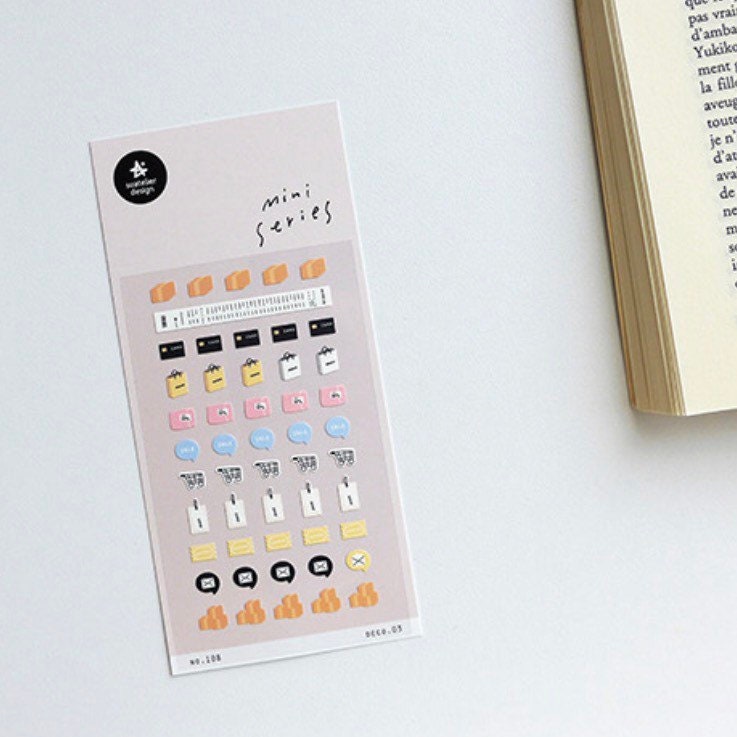Suatelier Deco.03 Sticker Sheet for Journaling and Scrapbooking