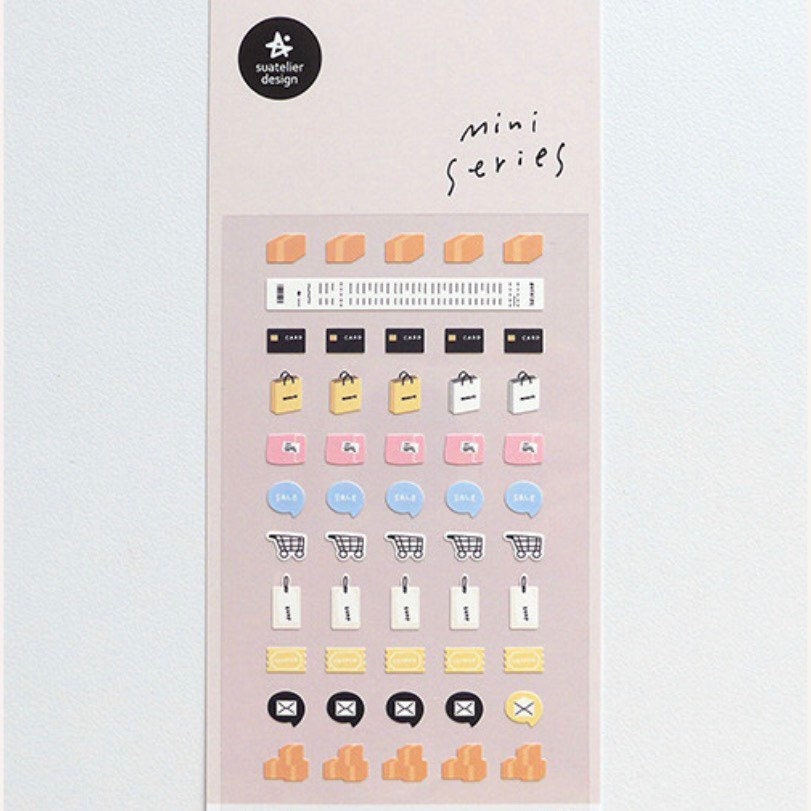 Suatelier Deco.03 Sticker Sheet for Journaling and Scrapbooking